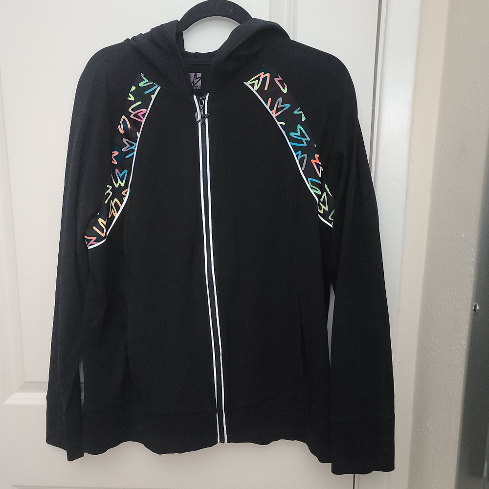 Livi Active Black Zip Up Hoodie.